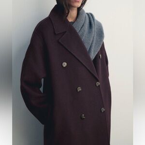 Homemade oversized wool coat